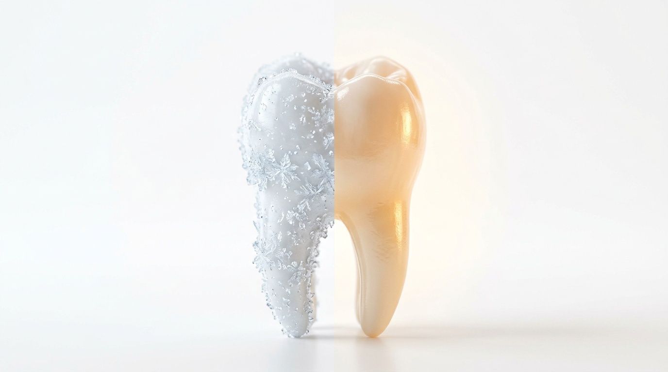 tooth sensitive to cold but not hot sensitive tooth