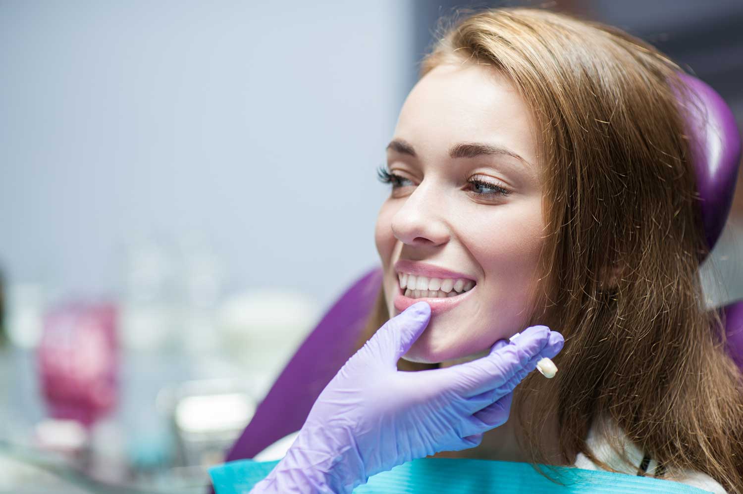 Custom dental crown restoration at Trinity Dental Care in Scottsdale, AZ