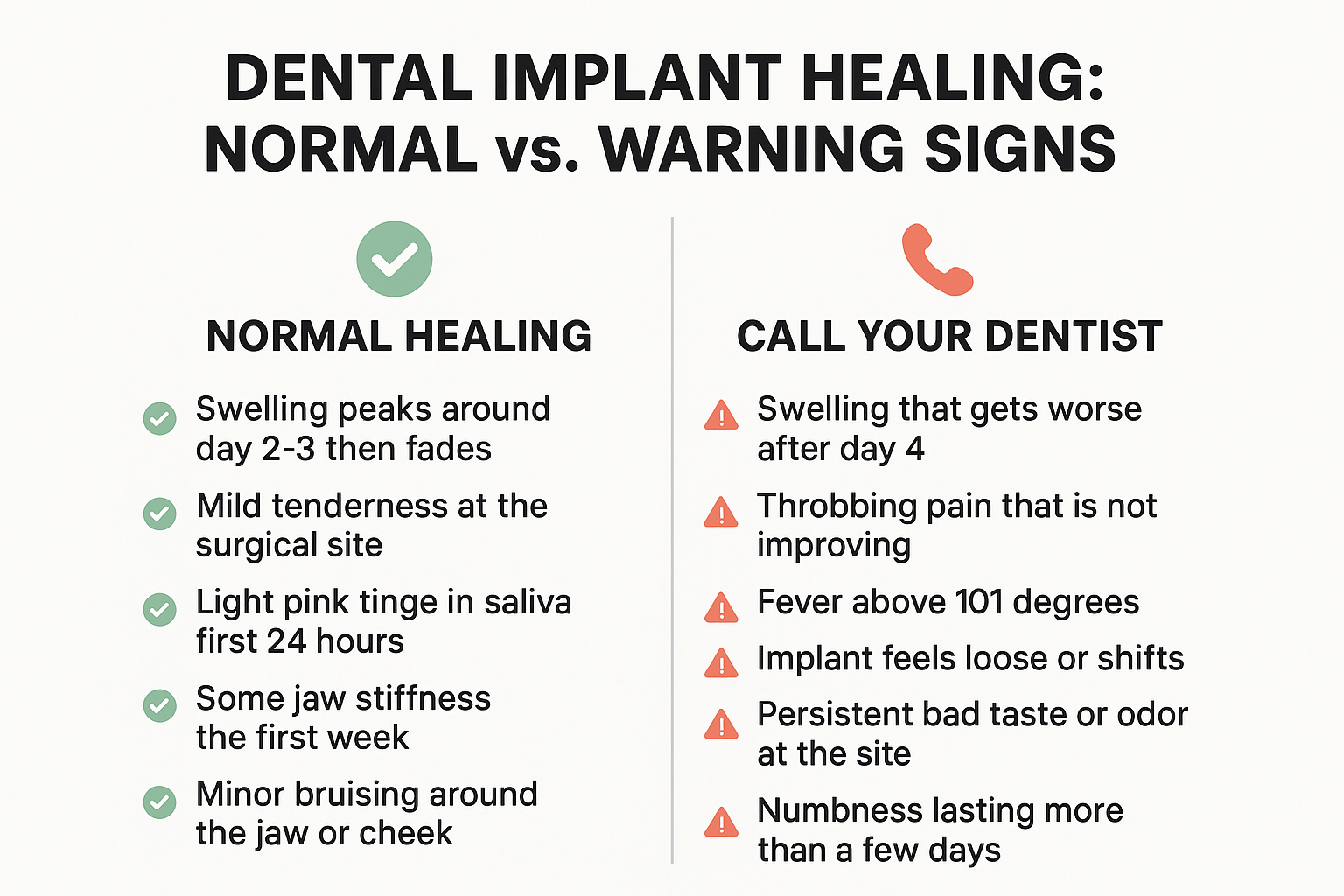 What Dental Implant Healing Actually Looks Like, Week by Week 2 What Dental Implant Healing Actually Looks Like, Week by Week